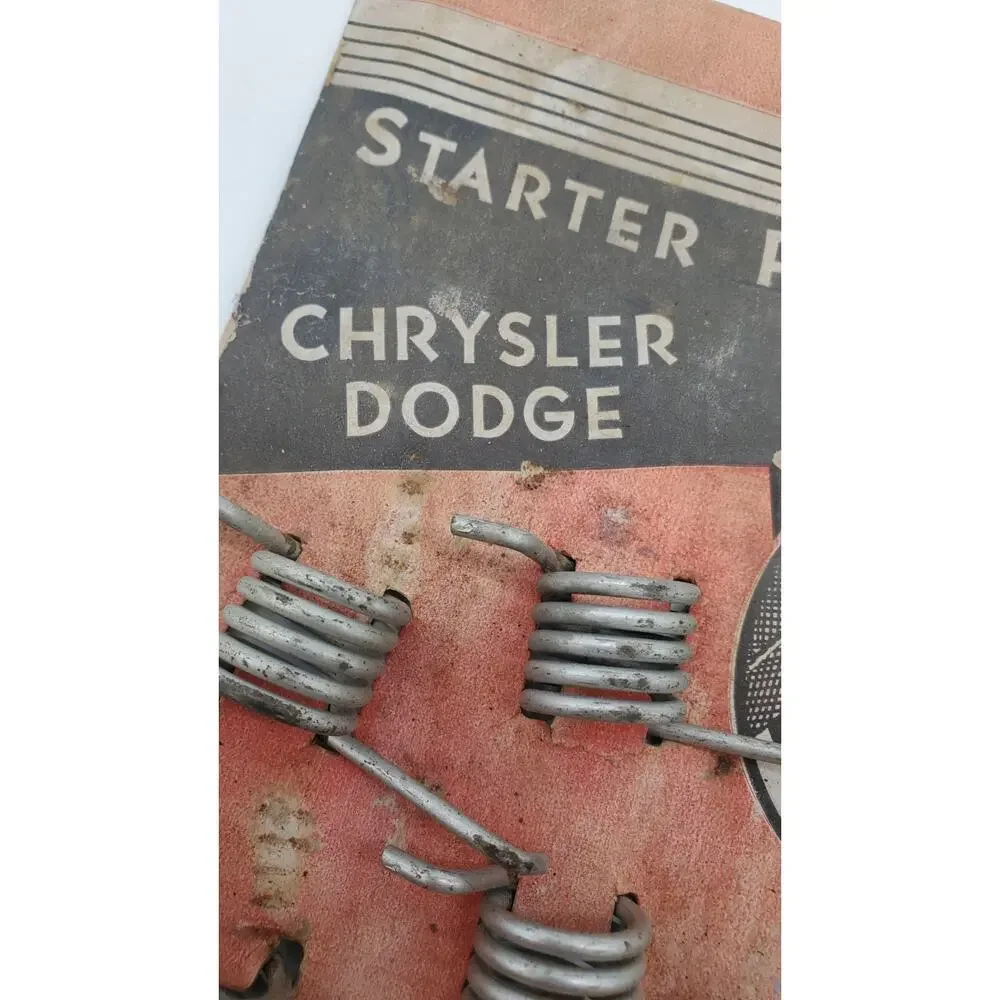 Vintage Card Watt's Wagner Starter Pedal Return Springs Chrysler Dodge Plymouth